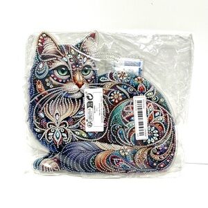 Ornate Cat Painting Diamond Art Kit